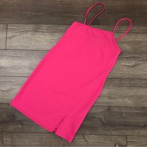 Pretty Little Thing hot pink dress